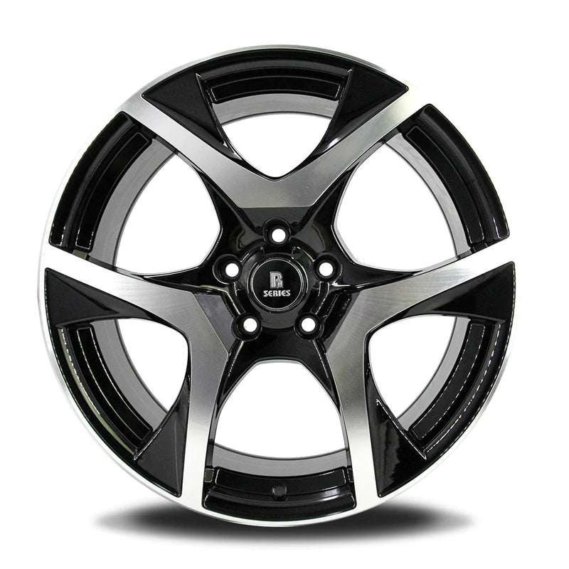 Load image into Gallery viewer, Rseries VF2 20&quot; 5X120 Gloss Black Machined Face Wheels+Tyres
