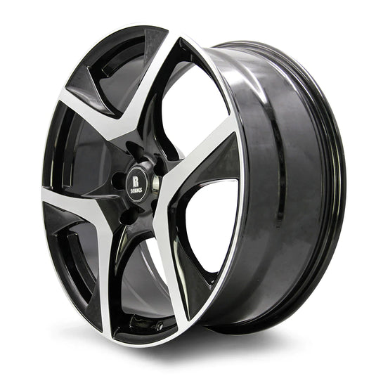 Rseries VF2 20" 5X120 Gloss Black Machined Face Wheels+Tyres