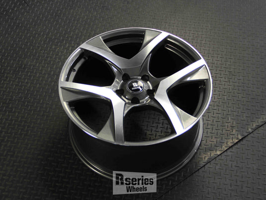 Rseries VF2 20" 5X120 Gunmetal Machined Face Wheels