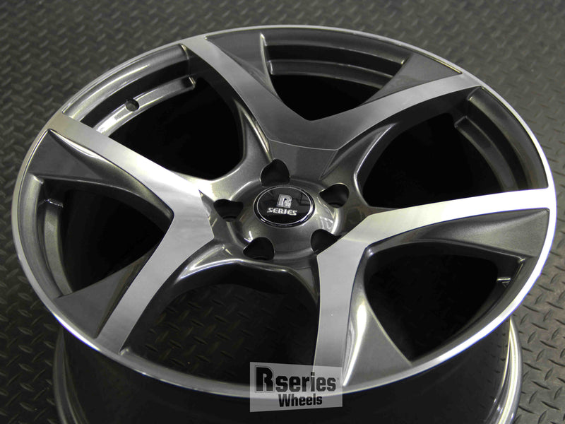 Load image into Gallery viewer, Rseries VF2 20&quot; 5X120 Gunmetal Machined Face Wheels
