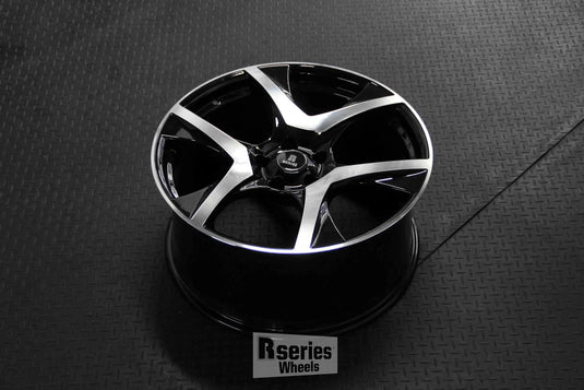 Rseries VF2 20" 5X120 Gloss Black Machined Face Wheels+Tyres