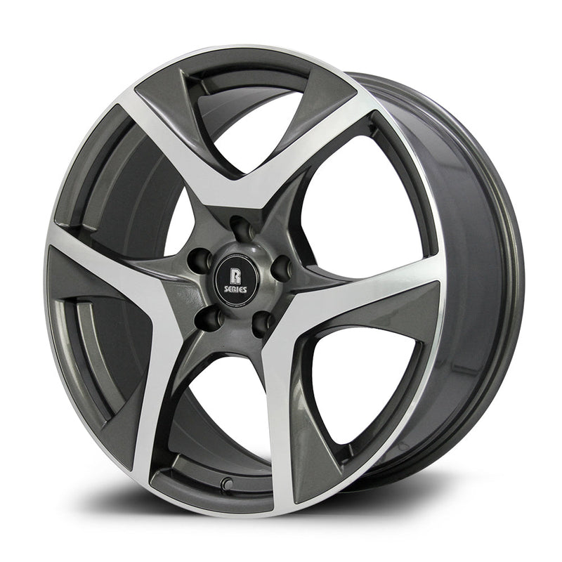 Load image into Gallery viewer, Rseries VF2 20&quot; 5X120 Gunmetal Machined Face Wheels
