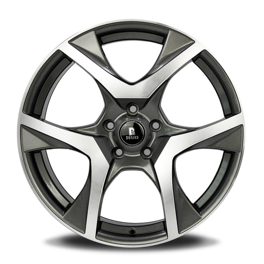 Rseries VF2 20" 5X120 Gunmetal Machined Face Wheels