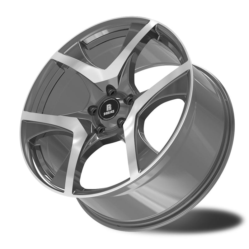 Load image into Gallery viewer, Rseries VF2 20&quot; 5X120 Gunmetal Machined Face Wheels
