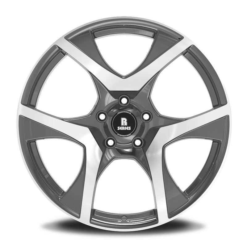 Load image into Gallery viewer, Rseries VF2 20&quot; 5X120 Gunmetal Machined Face Wheels
