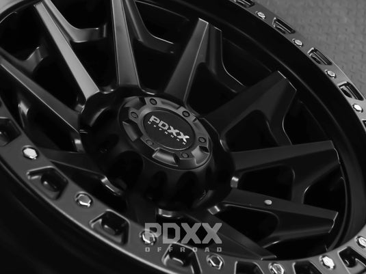 PDXX VIKING 17" 6X139.7 Satin Black Wheels+Tyres