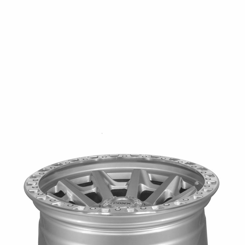 Load image into Gallery viewer, PDXX VIKING 17&quot; 6X139.7 Silver w/Machined Ring Wheels+Tyres
