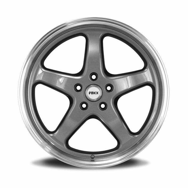 Load image into Gallery viewer, Rseries WS MAX 22&quot; 5X120 Grey Machined Lip Wheels
