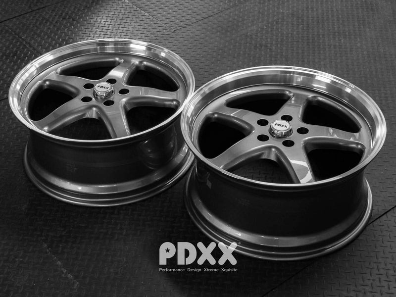 Load image into Gallery viewer, Rseries WS MAX 22&quot; 5X120 Grey Machined Lip Wheels
