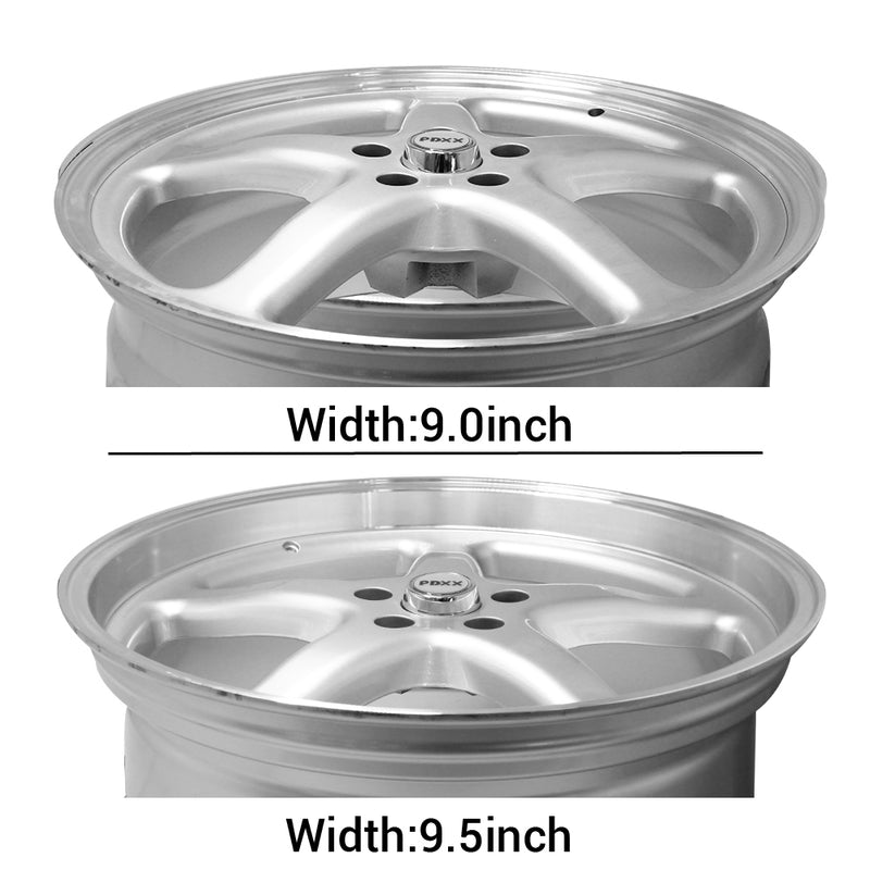 Load image into Gallery viewer, Rseries WS MAX 22&quot; 5X120 Silver Machined Lip Wheels
