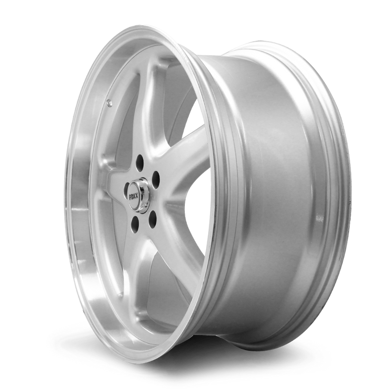 Load image into Gallery viewer, Rseries WS MAX 22&quot; 5X120 Silver Machined Lip Wheels
