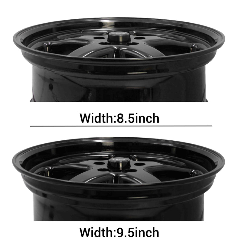 Load image into Gallery viewer, Rseries WS MAX 20&quot; 5X120 Gloss Black Wheels
