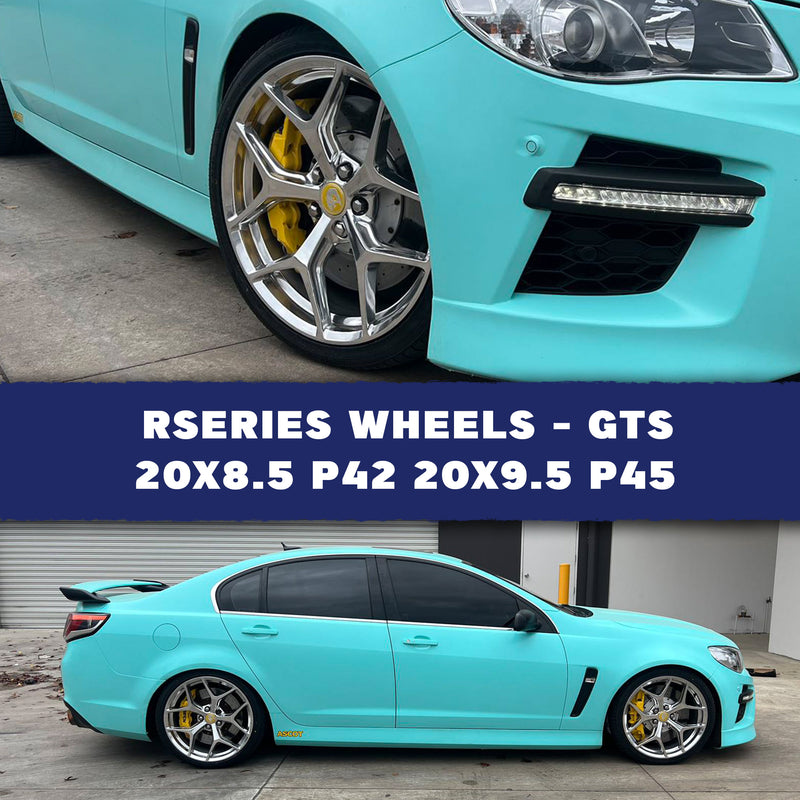 Load image into Gallery viewer, Rseries GTS 20&quot; 5X120 Polished Wheels
