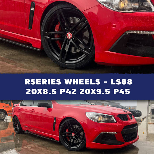 Rseries LS88 20" 5X120 Satin Black Wheels